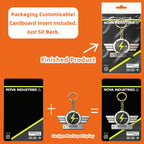 Custom Metal Keychains with Logo | 50 MOQ Promotional Giveaways