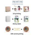 Mini Square Gold Tinplate Metal Box | Embossed Design | Custom Packaging | 100 MOQ