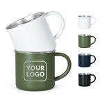 Custom 400ml Stainless Steel Camping Mug | 120 Pcs MOQ Powder Coated