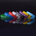 Custom Silicone Wristbands | Embossed | MOQ 100
