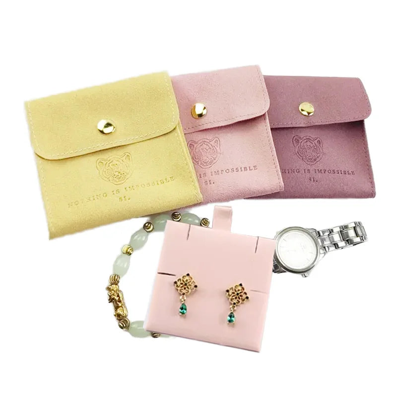 Custom Velvet Jewelry Pouches with Logo | MOQ 100 | 5-Day Lead