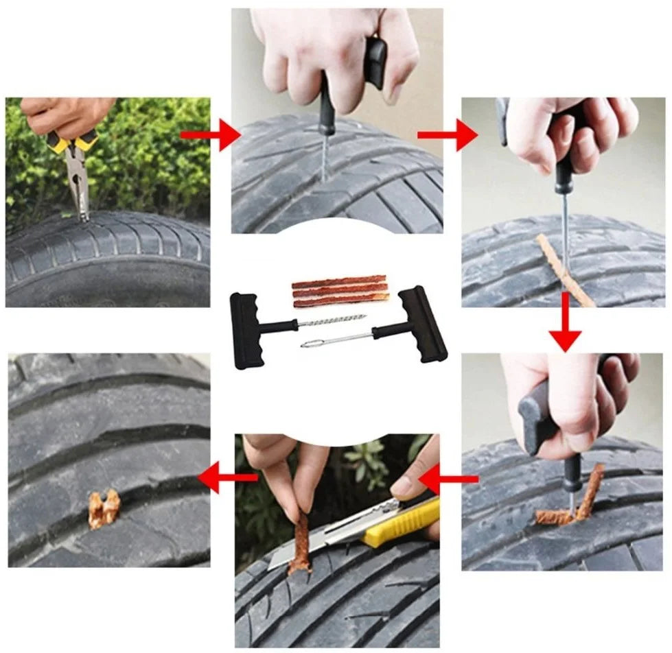 Universal Car Tire Repair Kit | Bulk 20 Sets MOQ