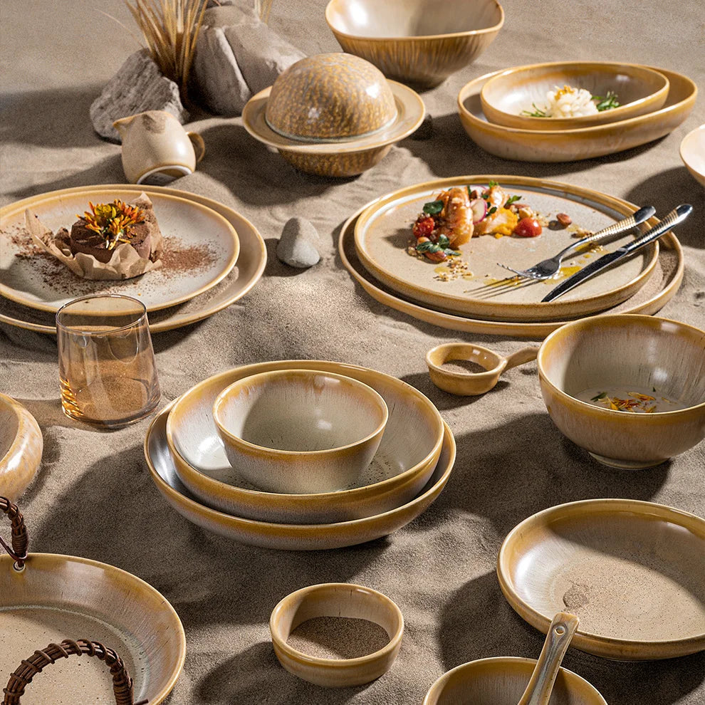 Custom Stoneware Plates — AB Grade Porcelain, 1350°C Firing
