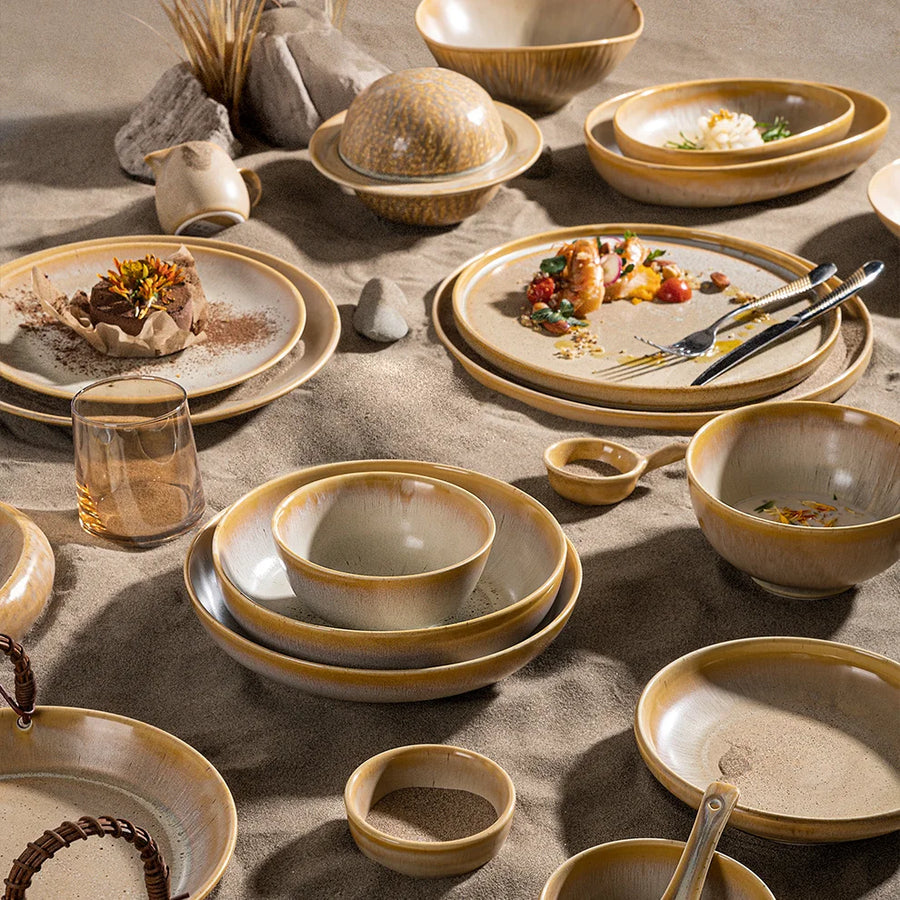 Custom Stoneware Plates — AB Grade Porcelain, 1350°C Firing