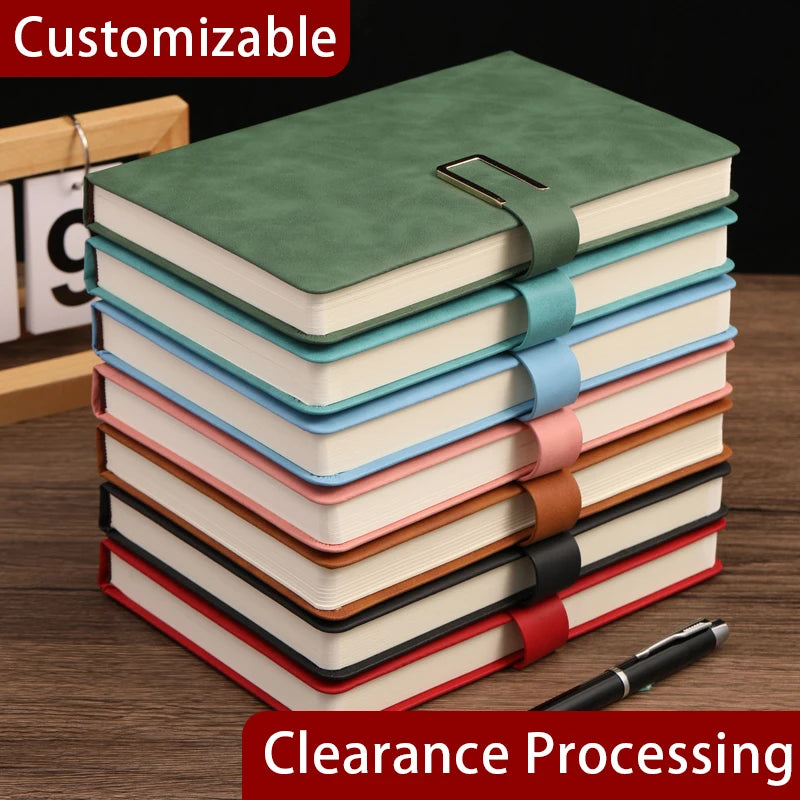 Custom PU Notebooks with Logo | Wholesale A5 Journals | 50 MOQ