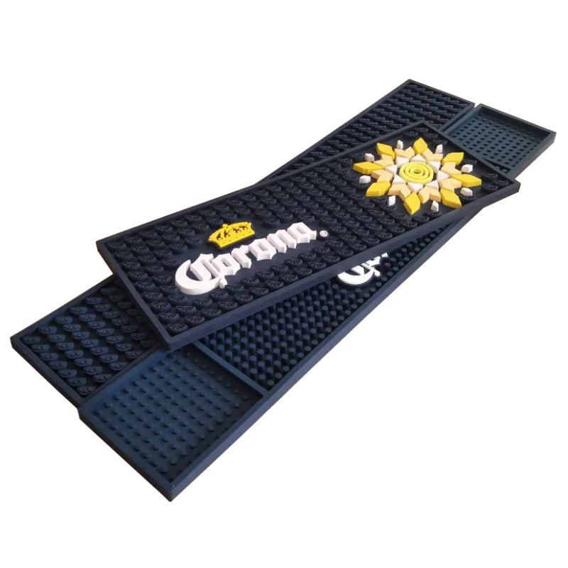 Custom PVC Beer Mat with Logo | Bar Runner, MOQ 100