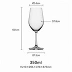 Vintage Crystal Wine Glasses: 500 MOQ, 14-Day Lead, LFGB Certified | Custom 500-1000ml Goblets