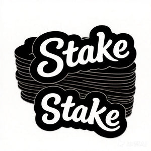 Custom Vinyl Die Cut Stickers with Logo | MOQ 100 Pcs