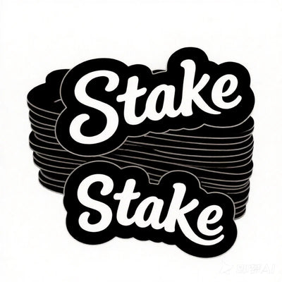 Custom Vinyl Die Cut Stickers with Logo | MOQ 100 Pcs