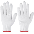 Custom Cotton Knit Work Gloves – Breathable, Anti-Slip & Cut Resistant for Safety & Labor