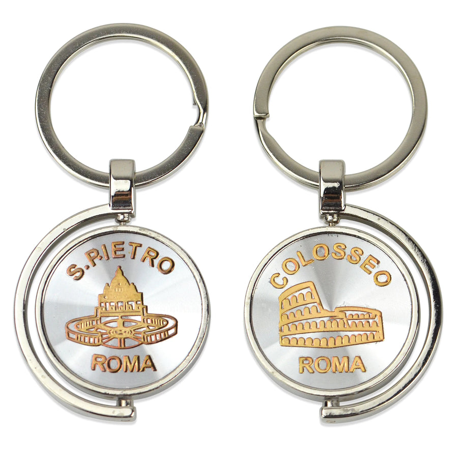 Custom Stainless Steel Spinning Keychain | 7-Day Lead | Negotiable MOQ