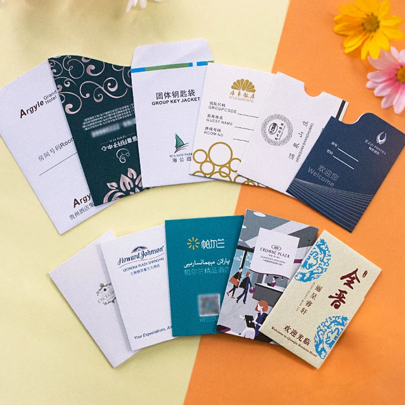 FSC Certified Hotel Key Card Holder 250gsm | Custom Logo | ISO Certified