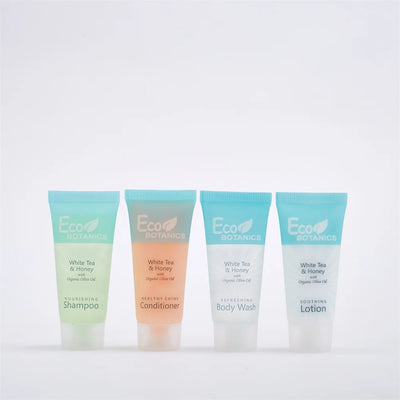 Custom Hotel Toiletries with Logo – 30ml, 5,000 MOQ, 15-Day Lead