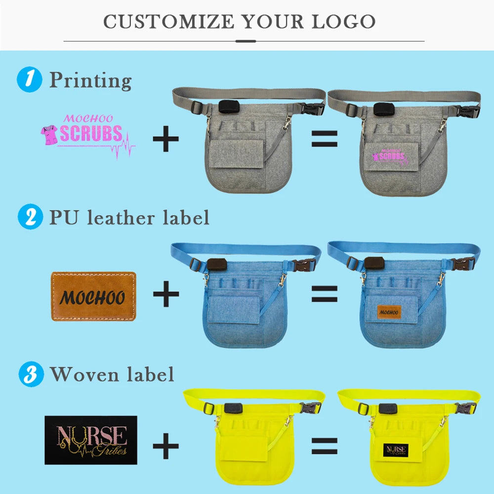 Custom Nursing Pouch | 21x21cm Medical Waist Bag