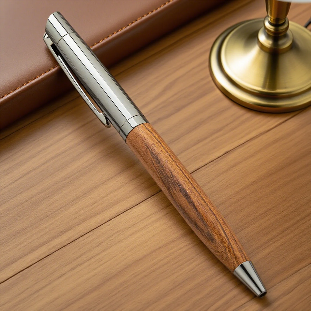 Custom Wooden Ballpoint Pens with Logo | Eco-Friendly Promotional