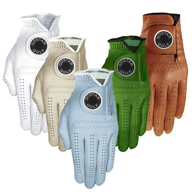 Custom Cabretta Leather Golf Glove with Logo | Soft, Breathable, Men & Women Sizes Bulk Order