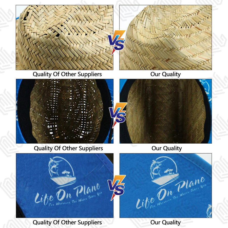Custom Straw Hats with Logo | 15-Day Lead | Wide Brim