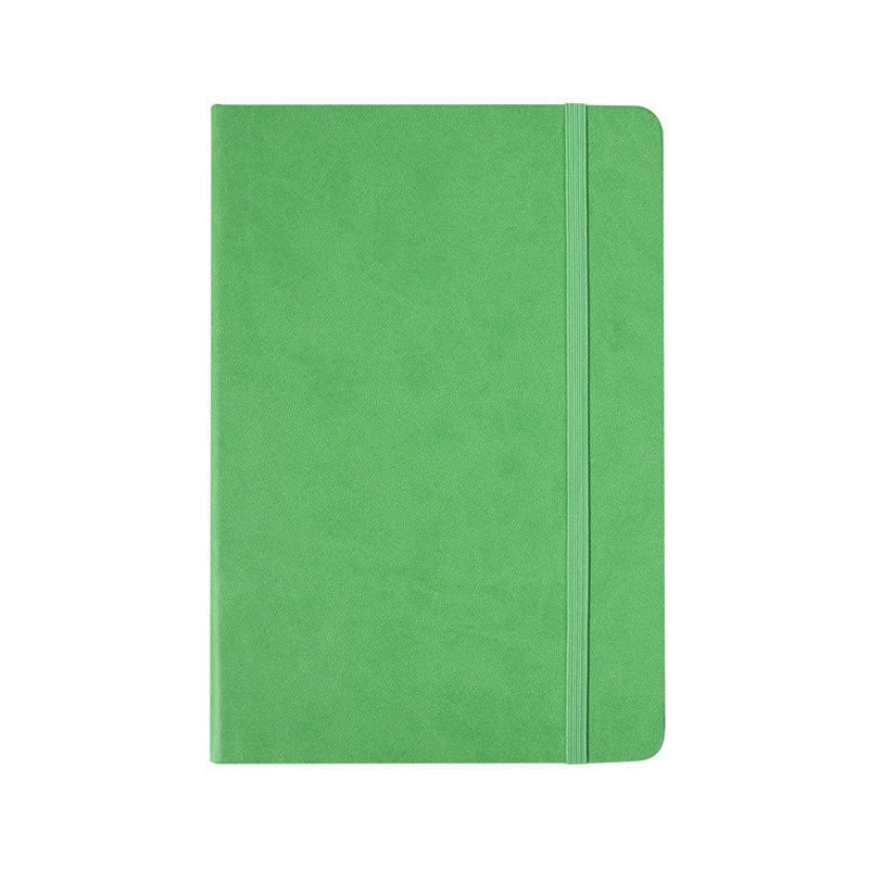 Custom A5 Leather Notebook with Logo | 100 Pcs MOQ Thread-Sewn PU Journal