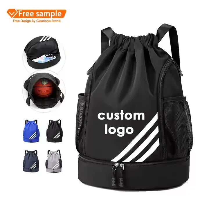 Minimalist Waterproof Gym Backpack with Drawstring Design | Custom Branding for Sports, Travel & Active Lifestyle