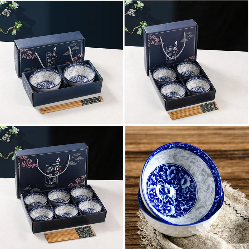 Ceramic Bowl Sets: 20 MOQ, Under-Glazed, Gift Box | Wedding & Corporate Tableware Gifts