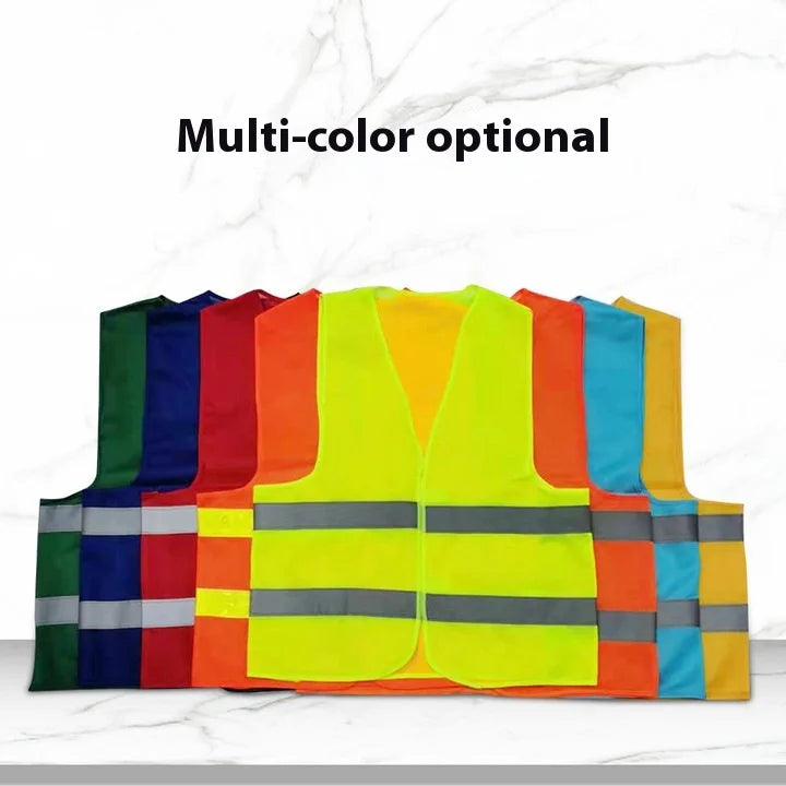 All-Season Breathable Reflective Safety Vest for Construction & Outdoor Work