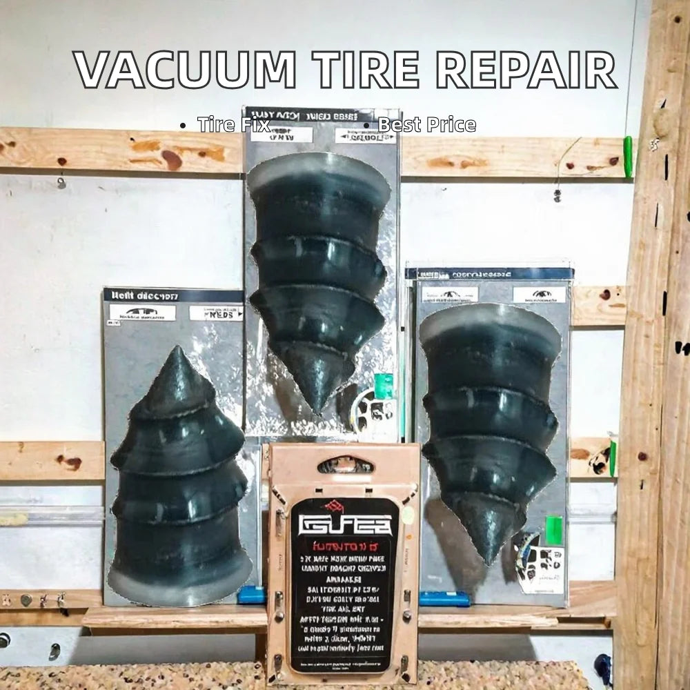 Vacuum Tire Repair Kit for Motorcycle Bike Car | Compact 2×2×1cm