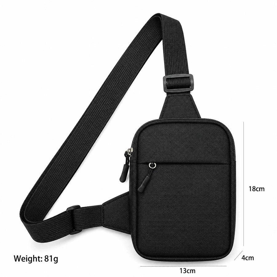 Mini Oxford Chest Bag | Custom Logo 10-Piece MOQ
