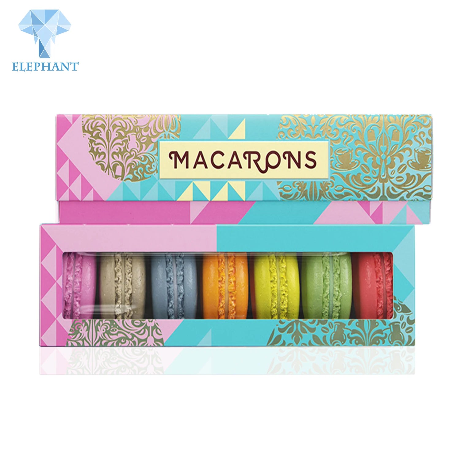 Custom Biodegradable Corrugated Box | Folding Cake Cookie Packaging | Wholesale