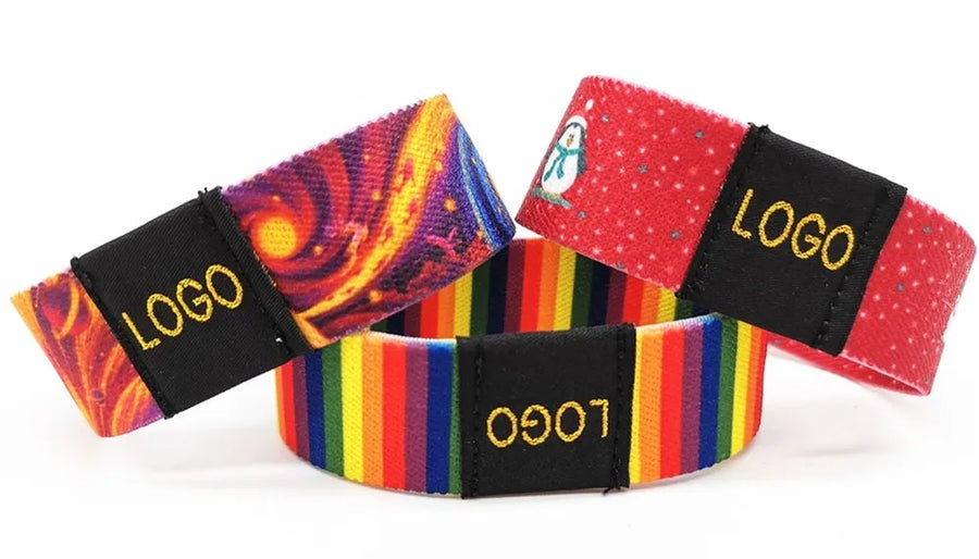 Custom Polyester Festival Wristbands | RFID/NFC | 100 MOQ | Free Samples | Events