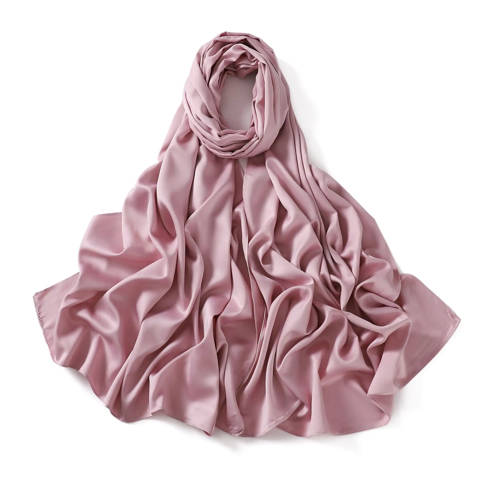 Custom Matte Satin Hijabs Wholesale | 20-Piece MOQ & 14-Day Lead Time | Eid Prayer Scarves