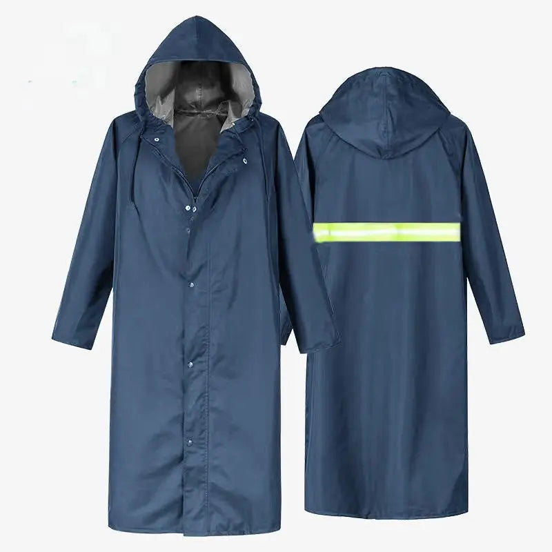 Custom Reflective Motorcycle Raincoat | 500 Pcs MOQ Heavy-Duty Oxford Cloth