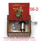 Wooden Hand-Cranked Music Box | Howl's Moving Castle | 10 MOQ | Custom