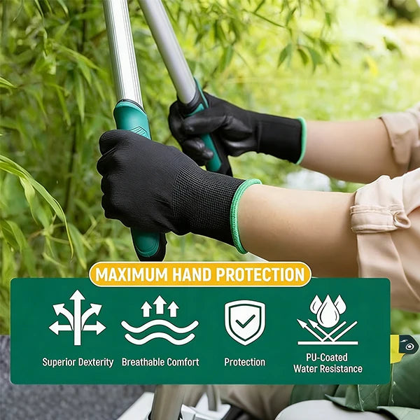 13G PU Coated Work Gloves with CE EN388 4131X | Anti-Slip, Custom Logo Bulk Order