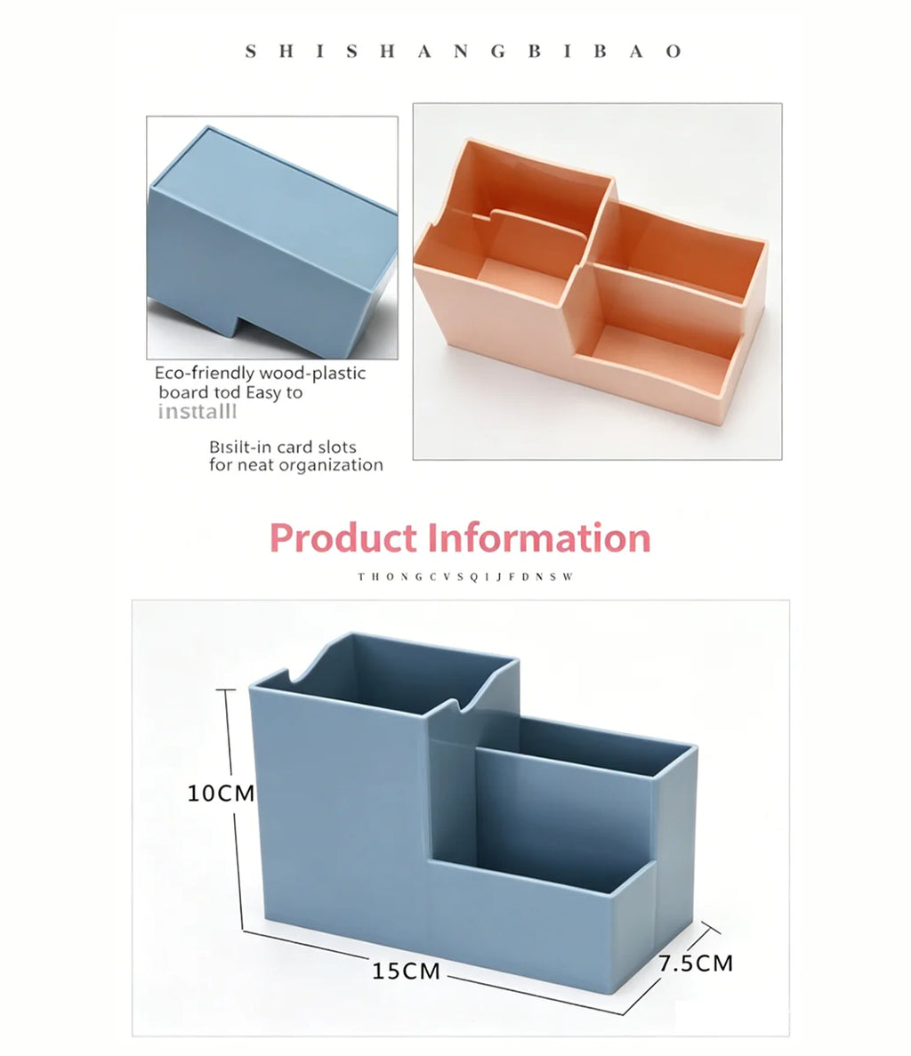 Custom Acrylic Pen Holder with Logo | Large Capacity, Pantone Colors, 100 MOQ