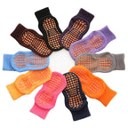 Custom Anti-Slip Trampoline Socks | Adult Kids Non-Slip Rubber Grip | 500 MOQ | Polyester/Spandex