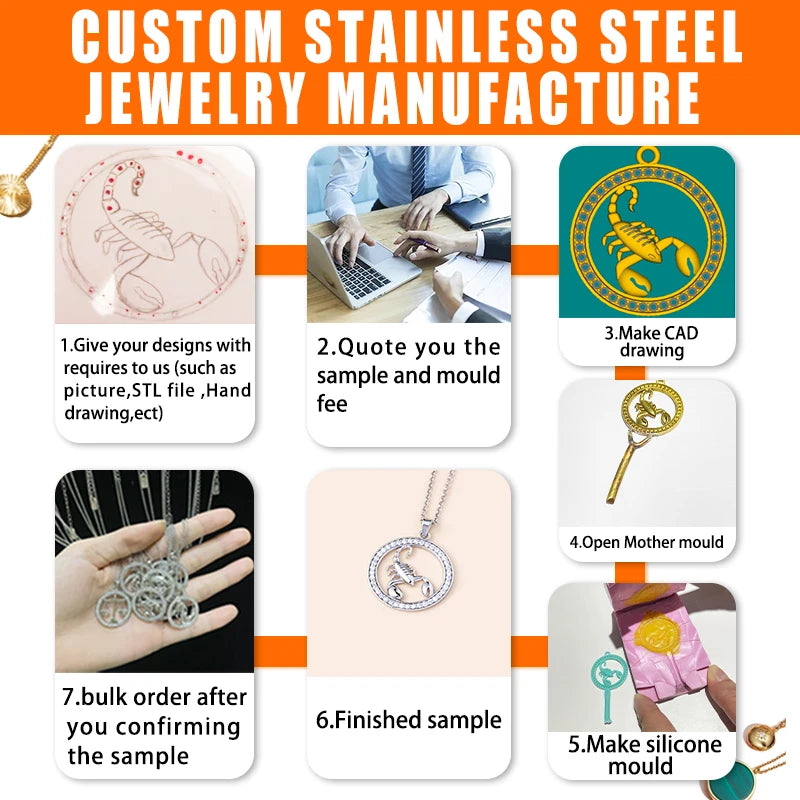 Custom 18K Gold Plated Jewelry | 925 Silver/Stainless Steel | MOQ 50