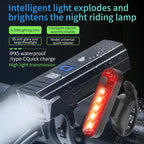 Night Sensor Power Display Bike Light | Custom Bicycle Rechargeable