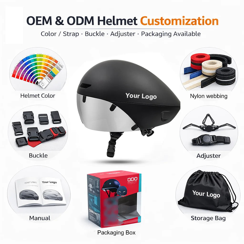 Custom CE Aerodynamic Cycling Helmet with Logo | MOQ 300 pcs