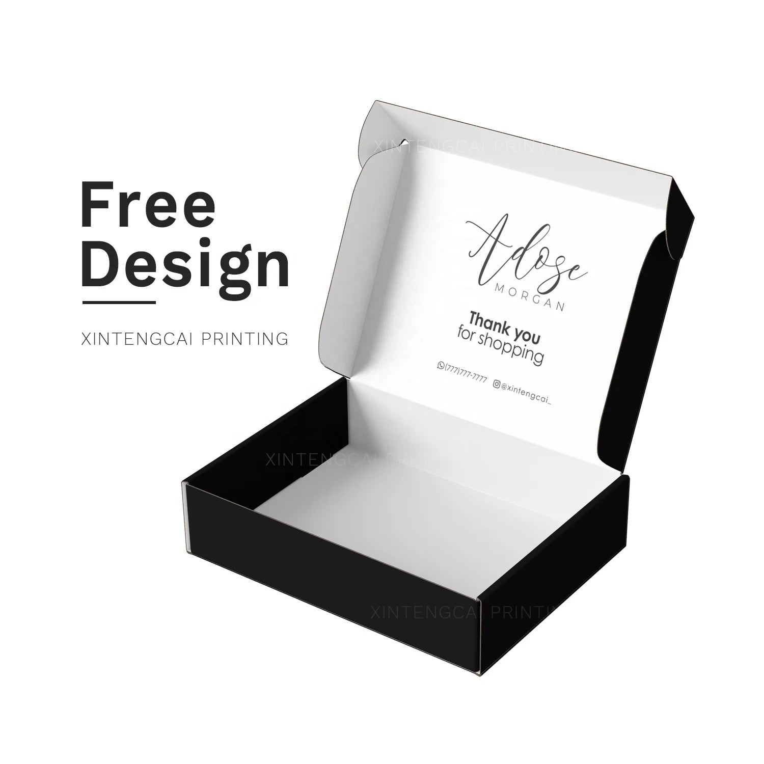 Custom Corrugated Packaging Box with Logo | 500 MOQ, Offset Print, 7 Finishing Options