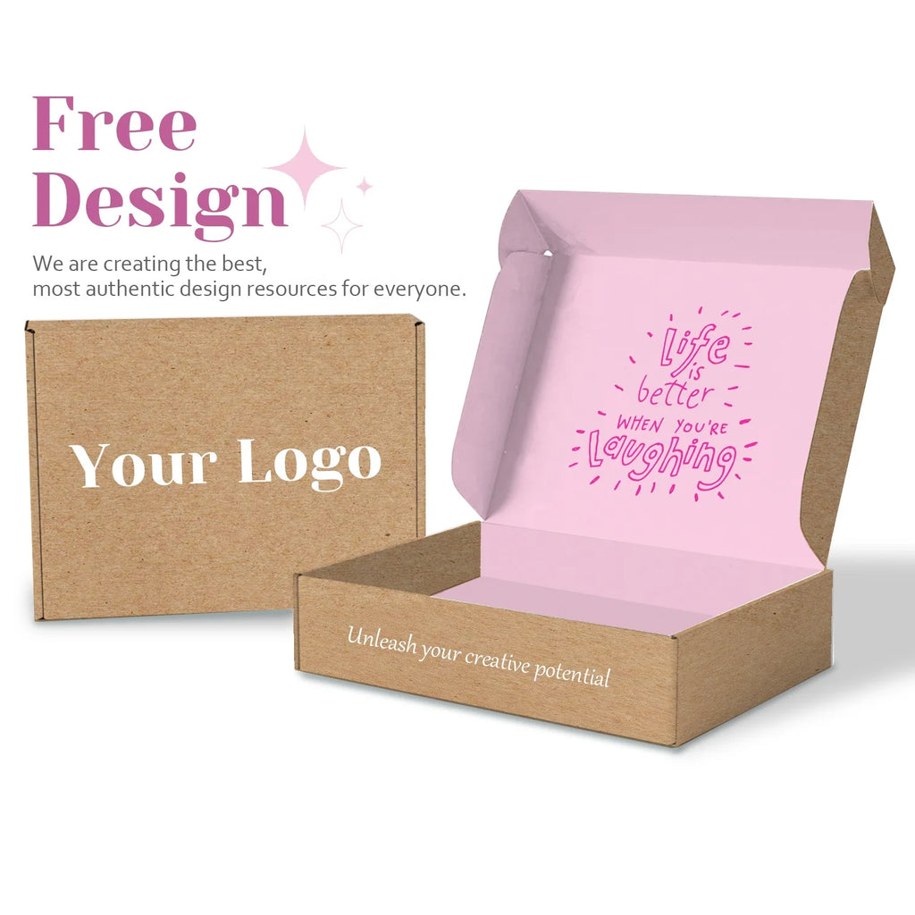 Custom Kraft Mailer Box | Biodegradable | 500 MOQ | 8-Day Lead