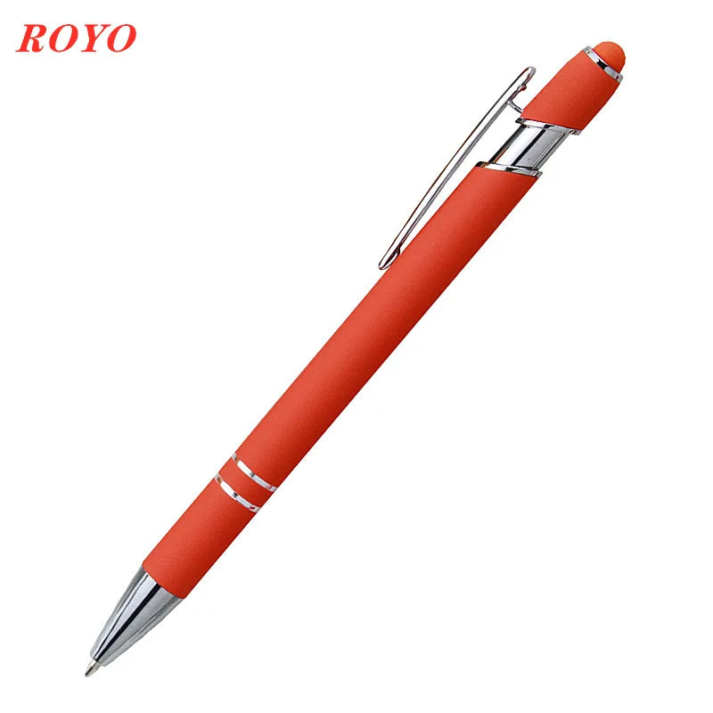 Custom Metal Stylus Pen with Logo | 2-in-1 Ballpoint MOQ 100