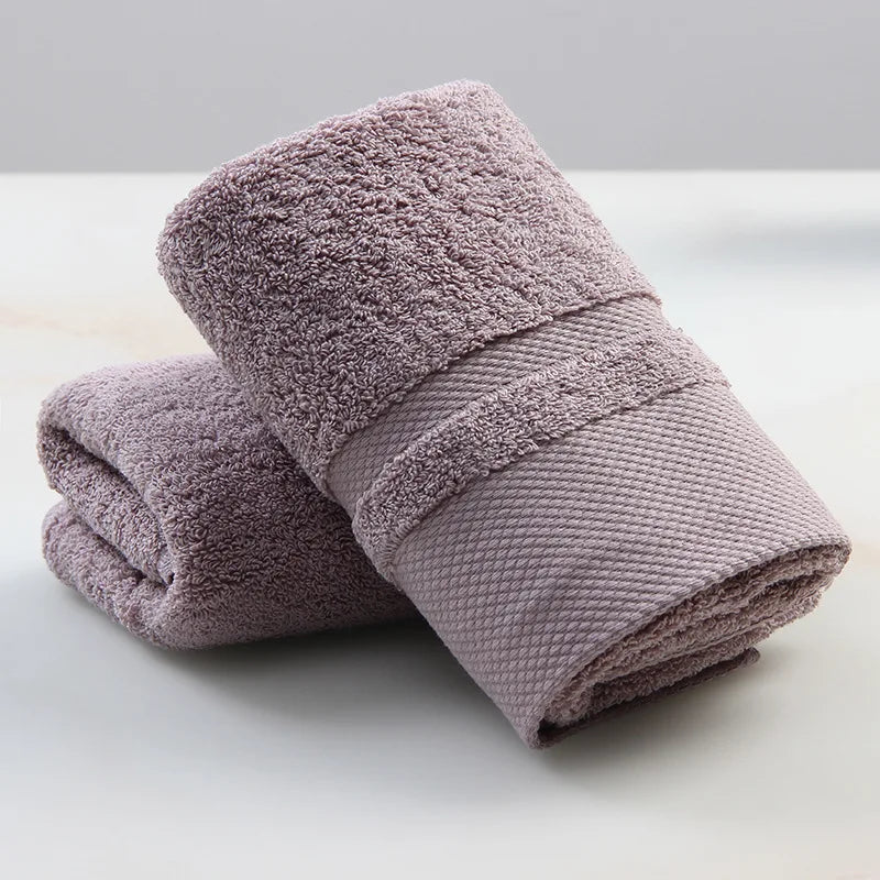 100% Pure Cotton Extra-Thick Face Towel | 120g | OEM Logo | 1 MOQ | Hotel Spa