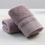 100% Pure Cotton Extra-Thick Face Towel | 120g | OEM Logo | 1 MOQ | Hotel Spa