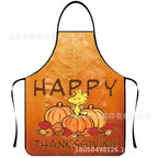 Waterproof Polyester Apron | 3D Printed Cartoon Barbecue Apron