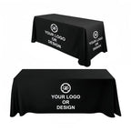 Custom Full Drape Tablecloths with Logo | Wrinkle Resistant | Factory Direct