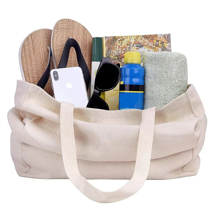 Custom Cotton Canvas Tote Bags | 5oz-16oz | 31-Day Lead