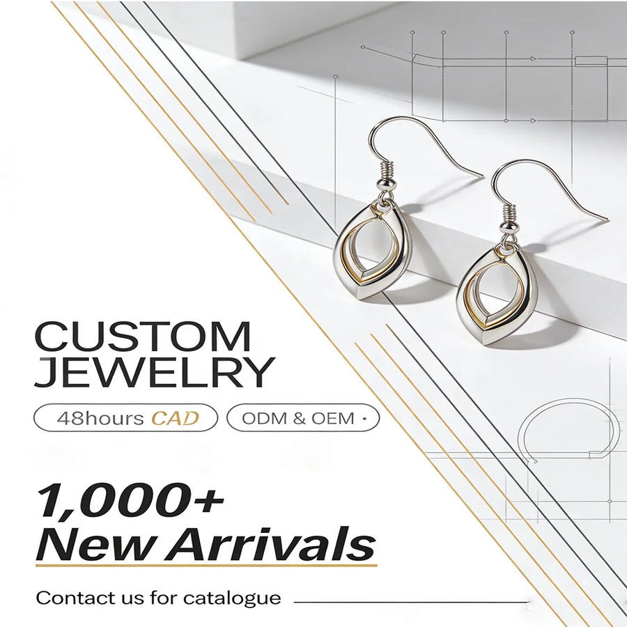Custom Trendy Hoop Earrings Wholesale | Silver Brass Stainless Steel | 18K Plating