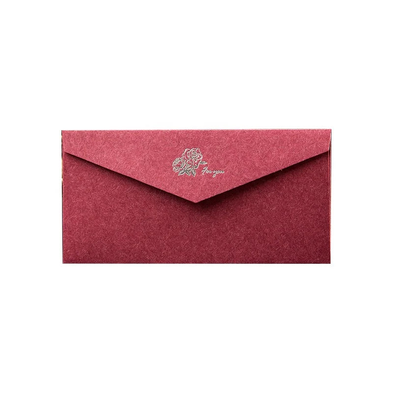 Custom Pearl Paper Envelopes | 11x22cm / 15.5x15.5cm | CMYK Printing | 500 MOQ