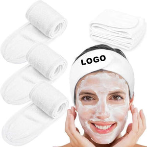 Custom Microfiber Spa Headband for Face Washing & Skincare | Wholesale Bulk