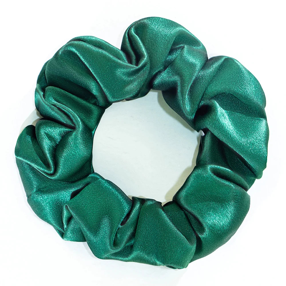 Custom Silk Scrunchies with Logo | Bulk MOQ 2 Pcs